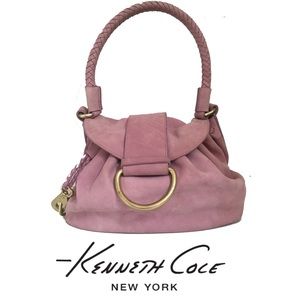 Kenneth Cole New York Ultra Violet Suede Hobo Bag